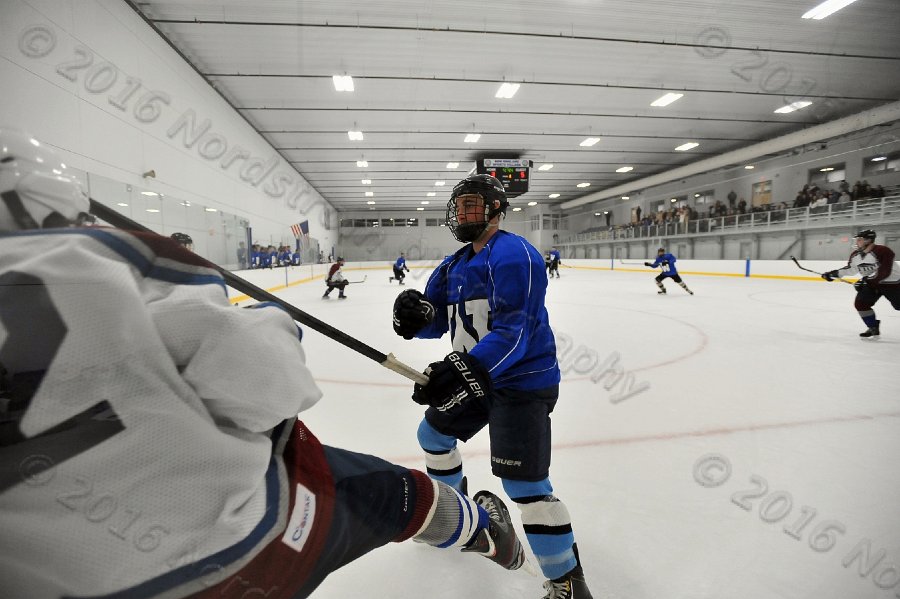 Wheaton College Men\'s Ice Hockey vs Middlesex Community College. - Photo By: KEITH NORDSTROM